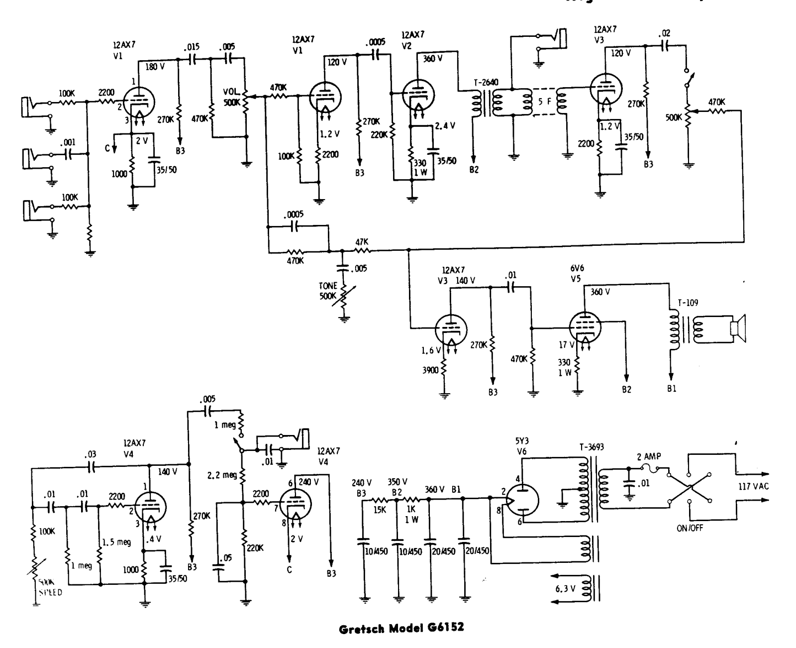 Gretsch 6152 schematic - ManualMachine.com