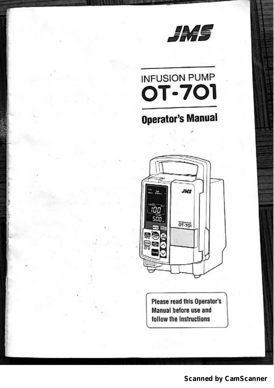 JMS OT-701 User manual