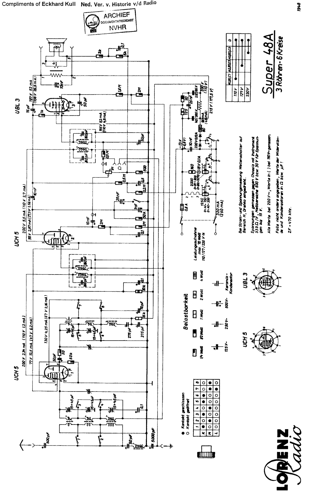 Itt 48a-dc-receiver-1948-sm Service Manual