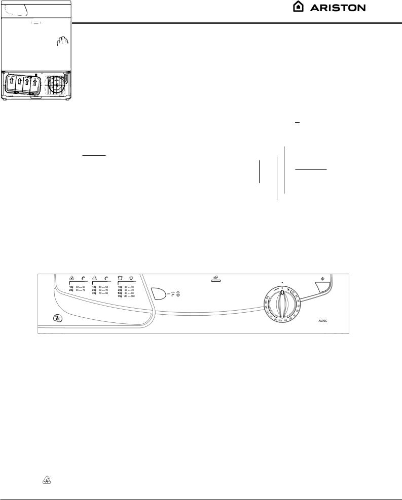 Hotpoint Ariston AS70C User Manual