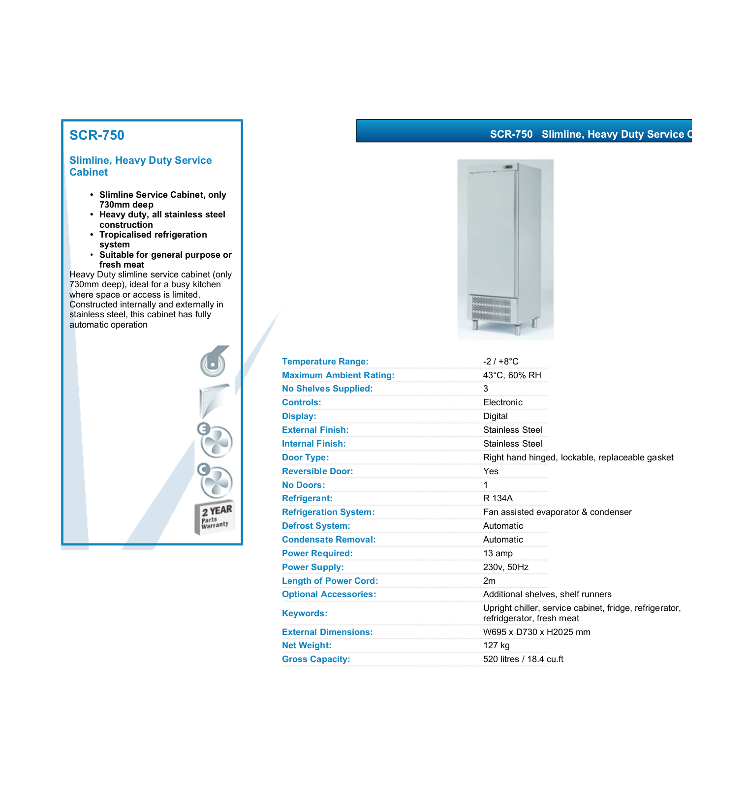 Valera SCR-750 DATASHEET