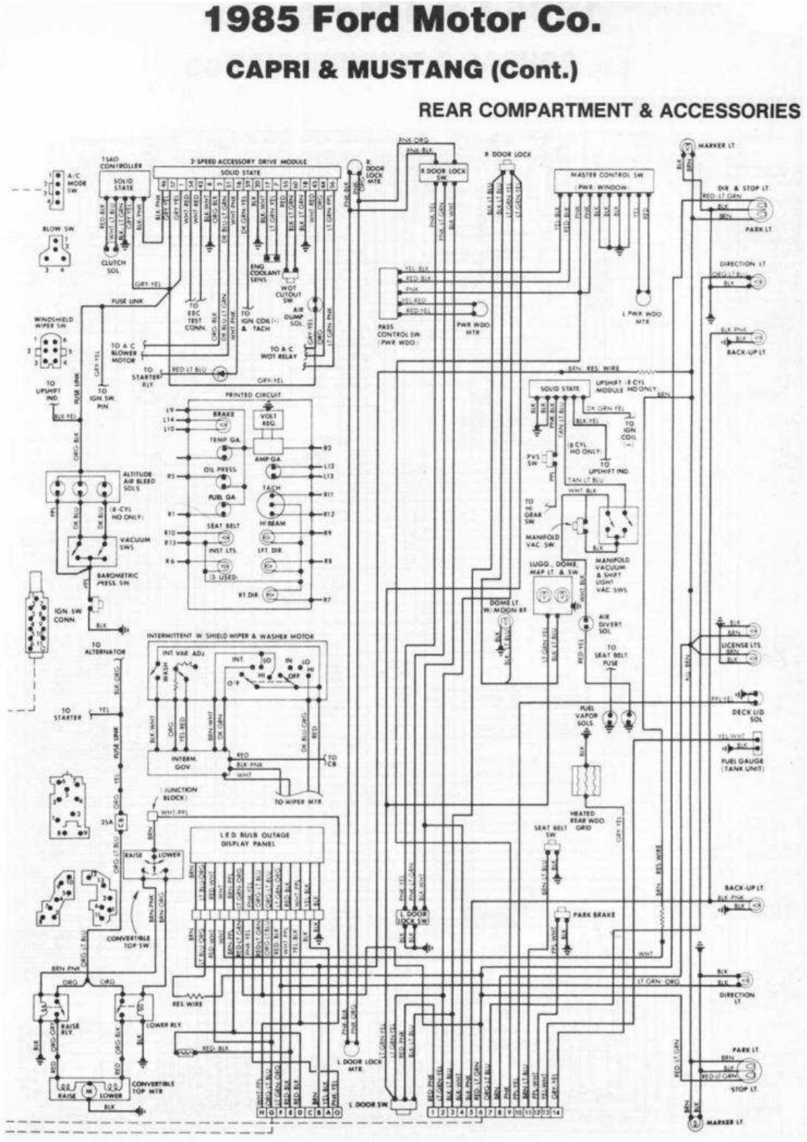 FORD Mustang 3-6 Diagram