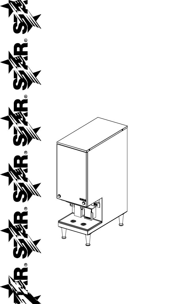 Star Manufacturing SPDE1ARB, SPDE2ARB Operation Manual