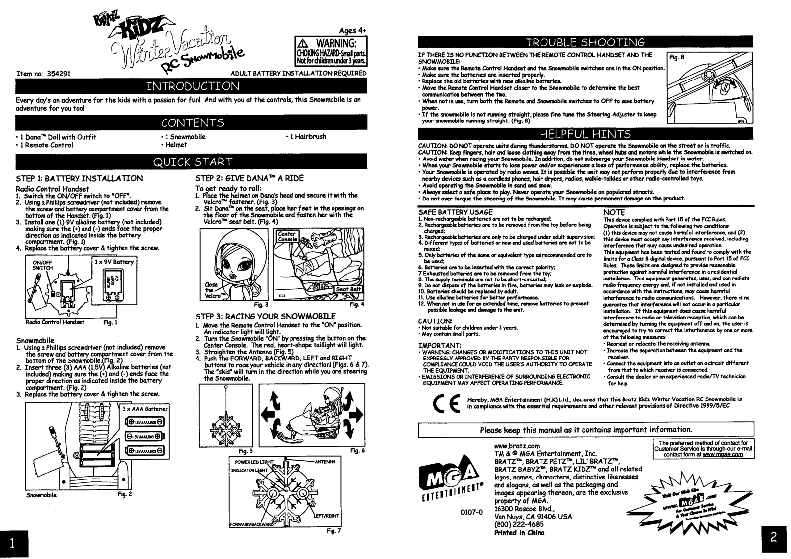 MGA Entertainment 354291 User Manual