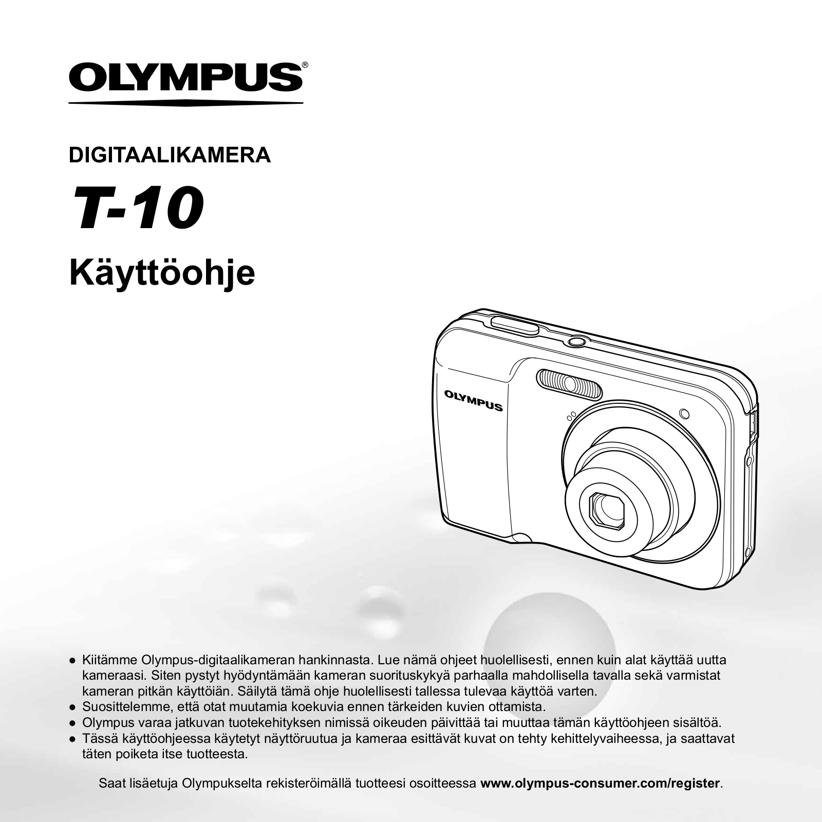 OLYMPUS T-10 User Manual