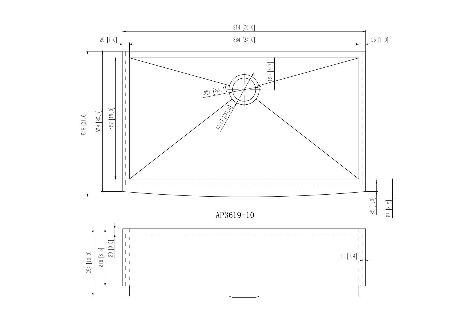 Alpha International APHA1053 Dimensions - ManualMachine.com