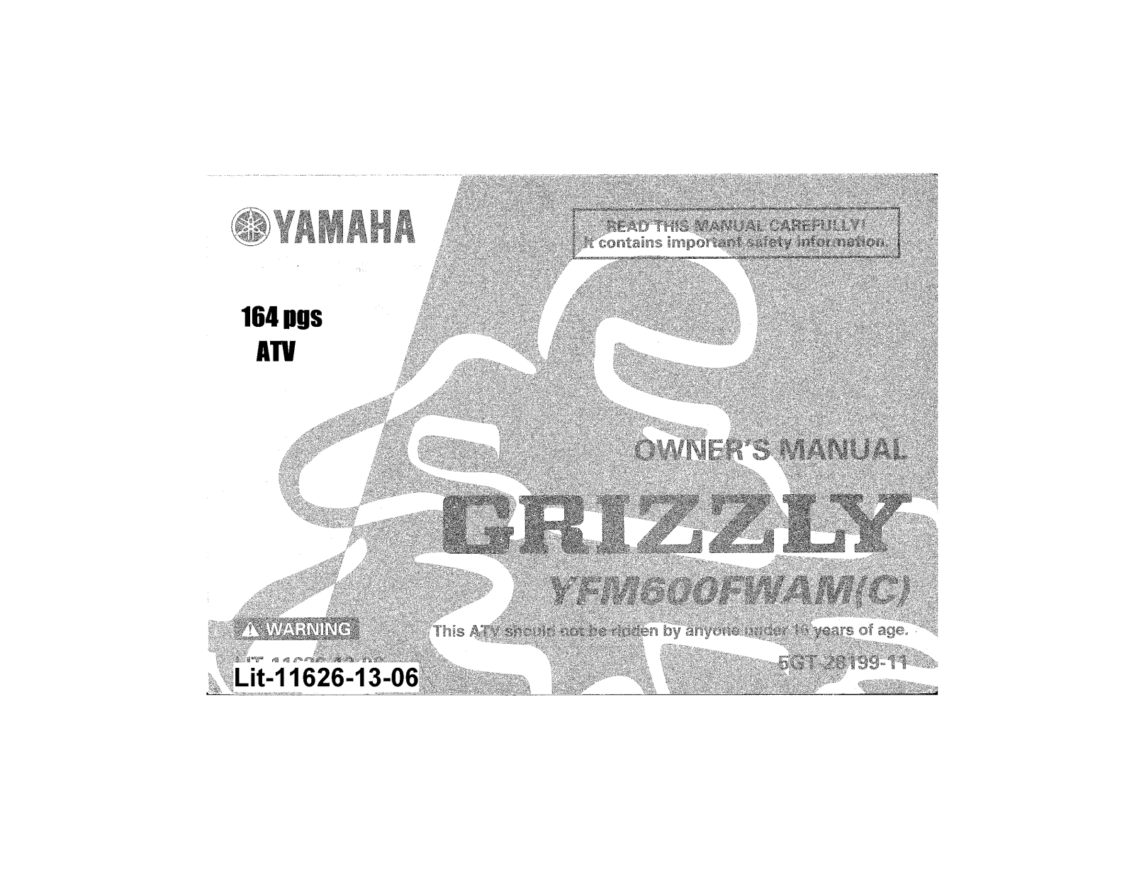 Yamaha GRIZZLY 600 User Manual