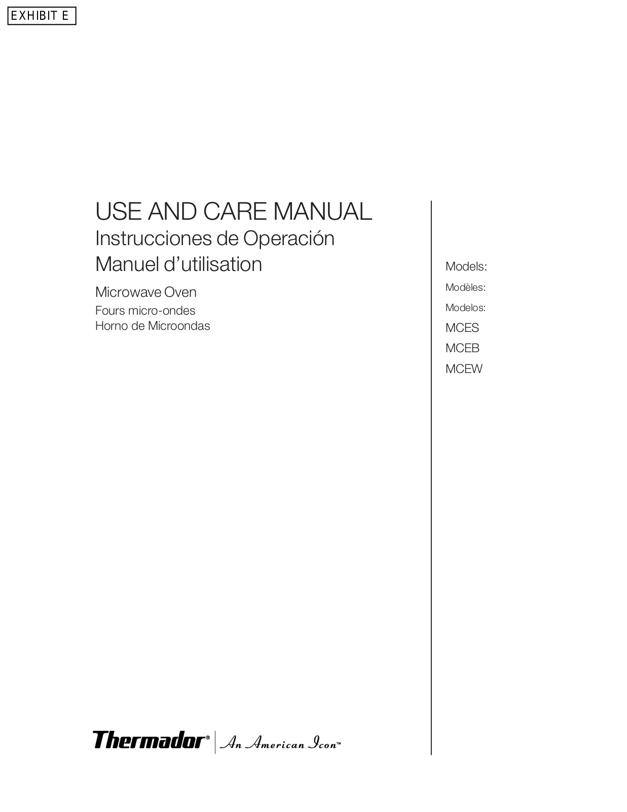 Panasonic AP7M71 User Manual