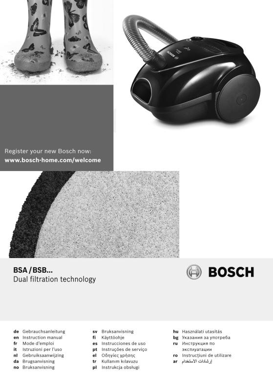 Bosch BSA 2680 User manual