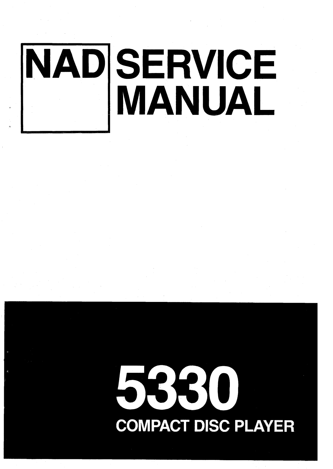Nad 5330 Service Manual