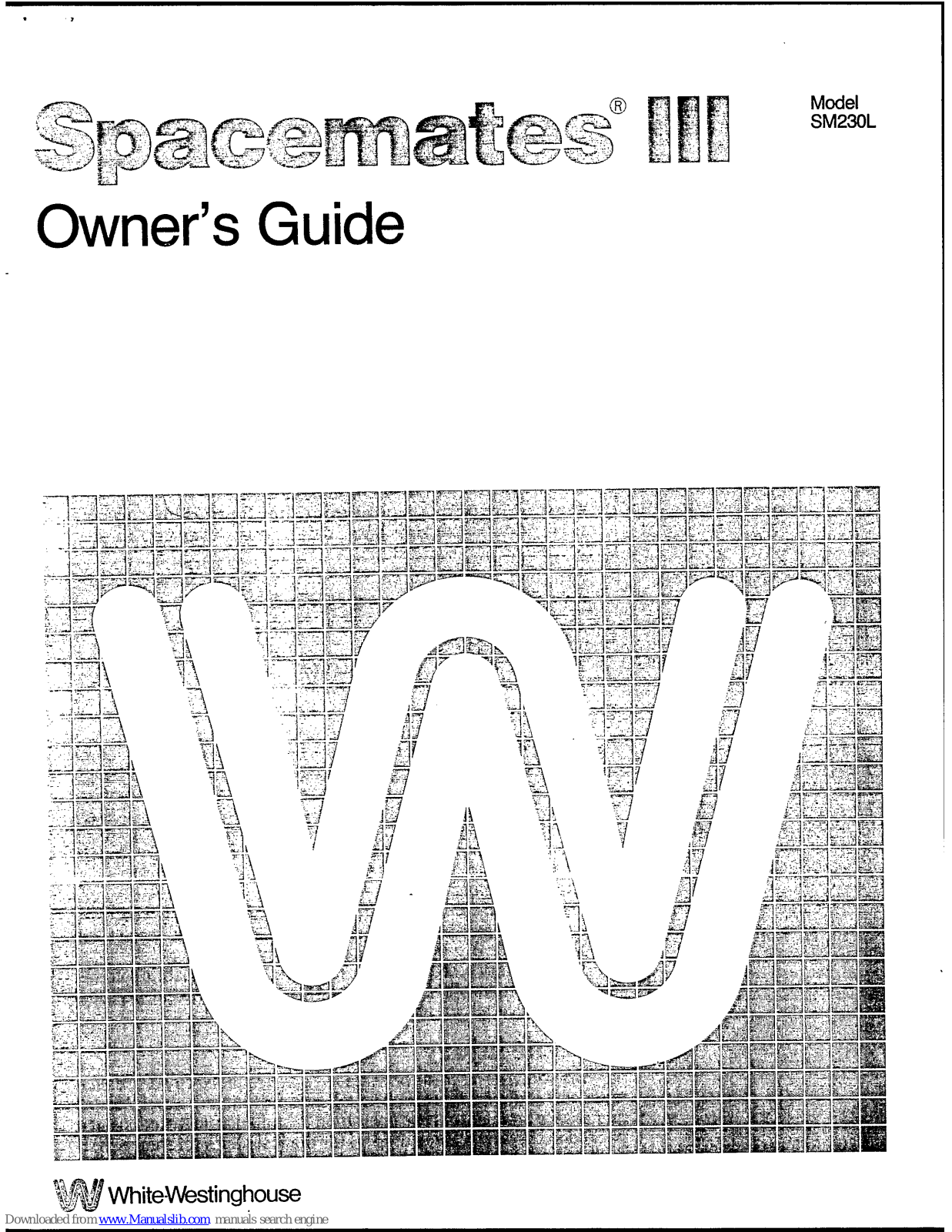 White-Westinghouse SM230L Owner's Manual