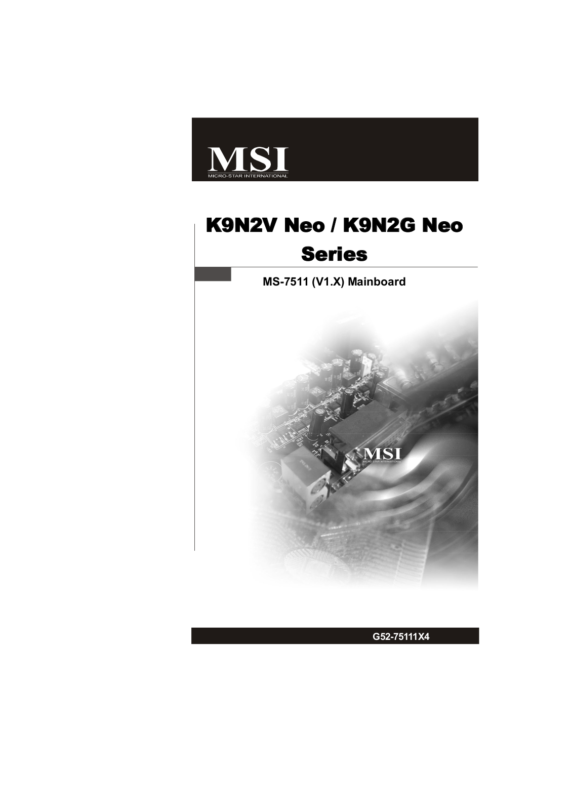 MSI K9N Neo-F V2 User Manual