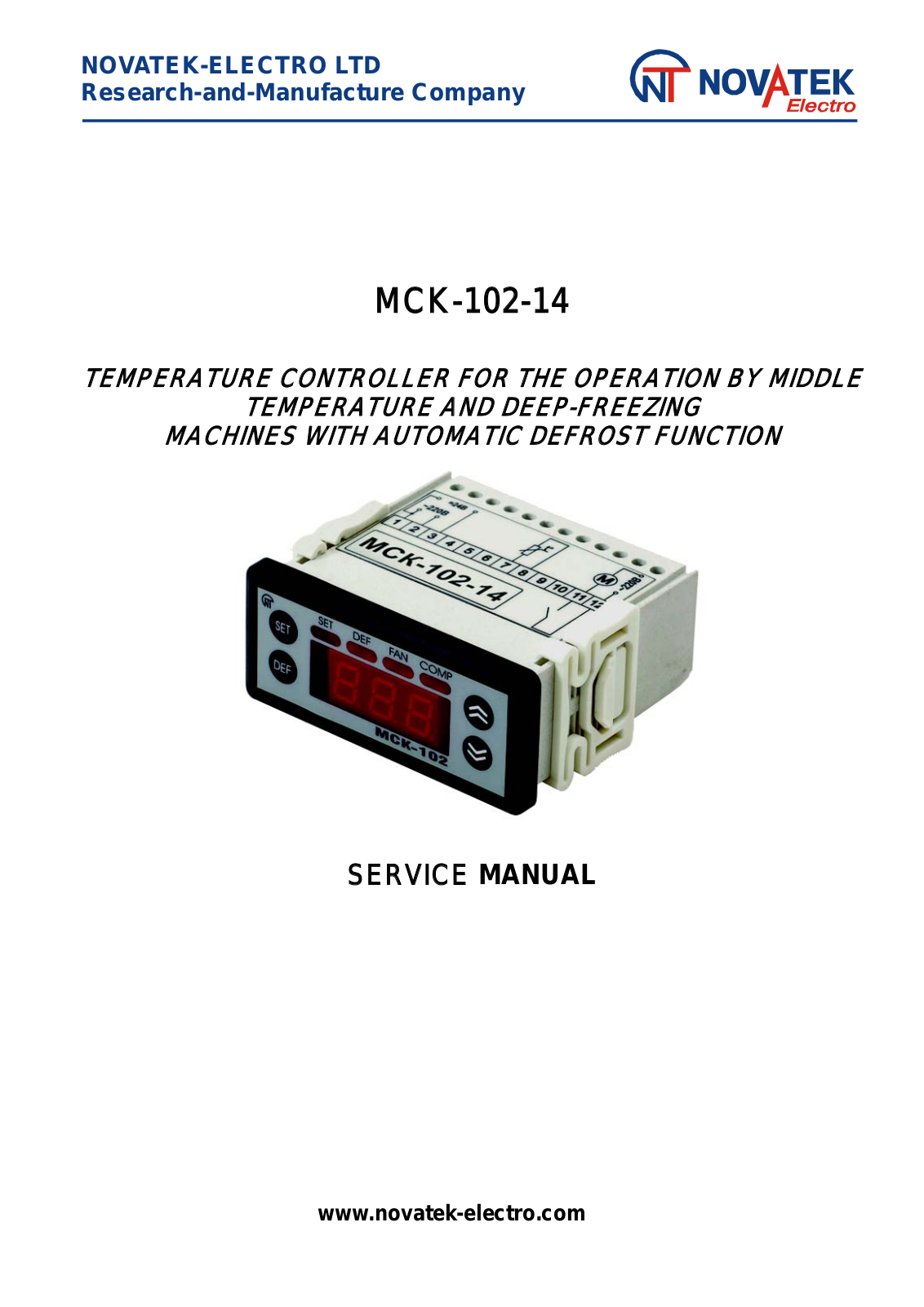 Novatek MSK-102-1 User guide