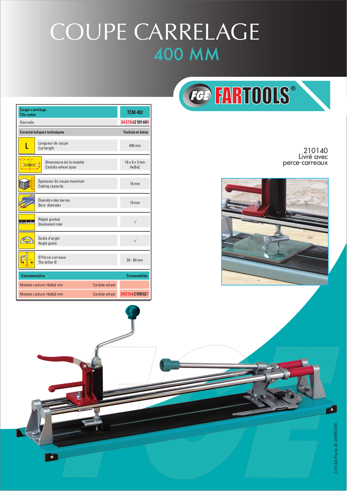 FARTOOLS TCM 402 User Manual