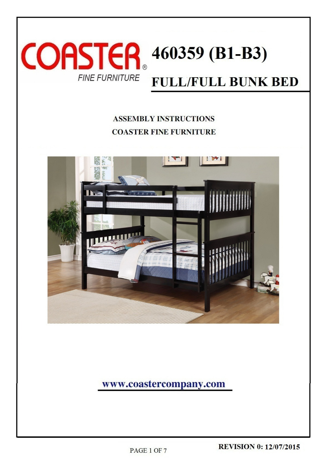 Coaster 460359400322 Assembly Guide - ManualMachine.com