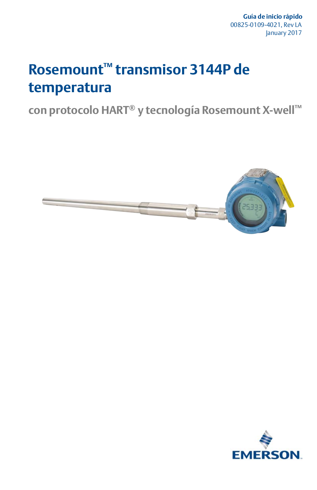 Rosemount 3144P Operating Manual