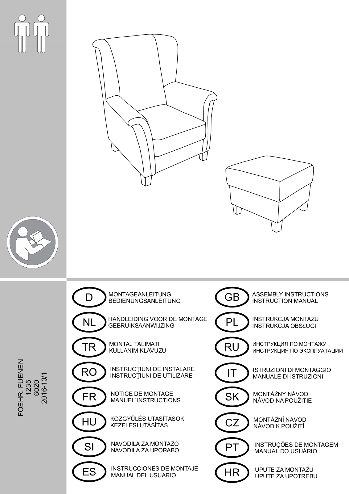 Home affaire Funen Assembly instructions