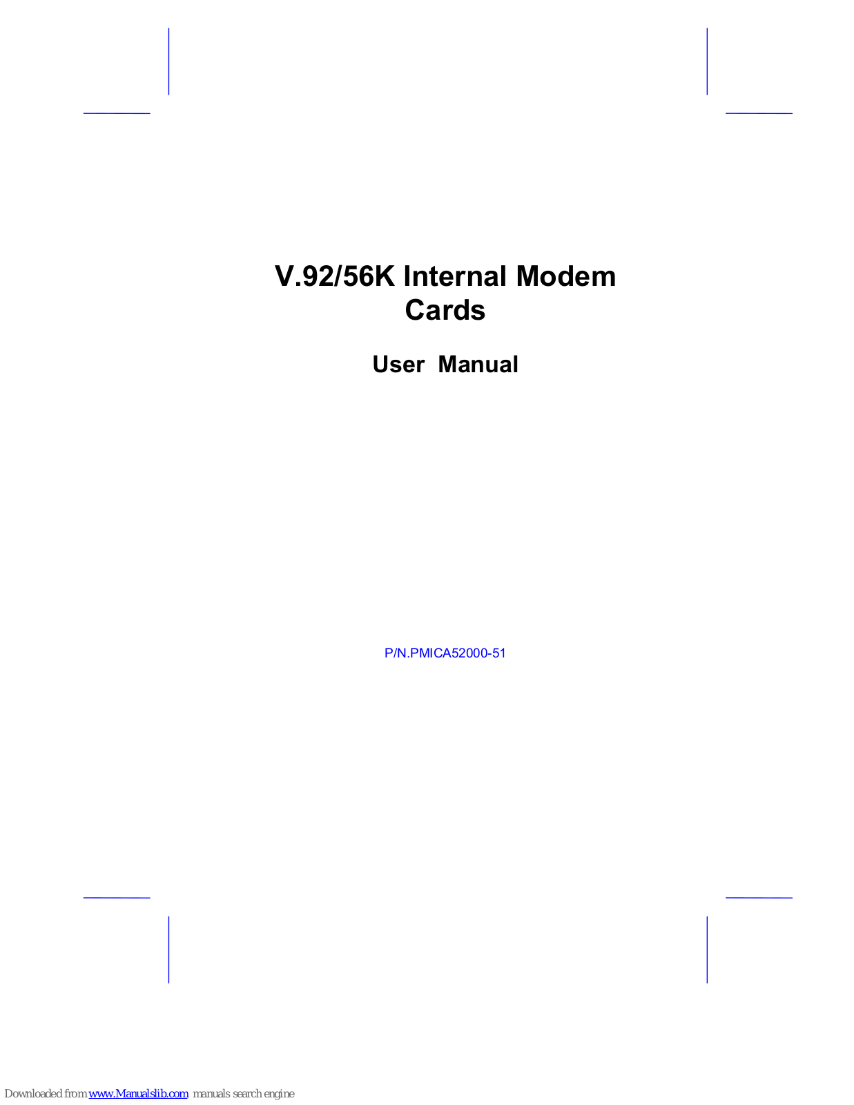 Hayes Microcomputer Products PMICA52000-51 User Manual