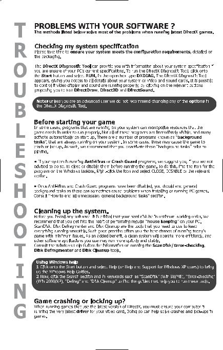 Games PC CHRIS SAWYER S-LOCOMOTION User Manual 2