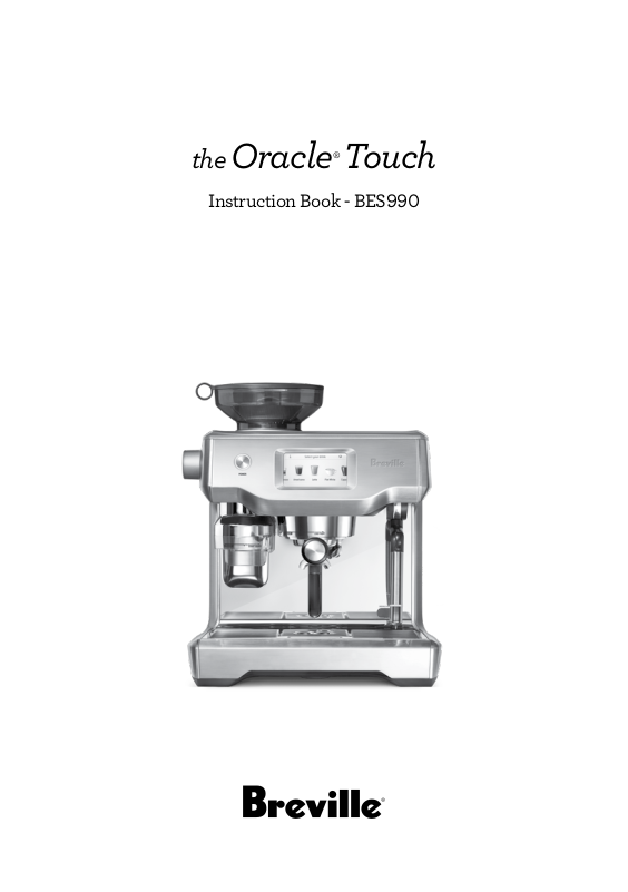 Breville BES990 User Manual