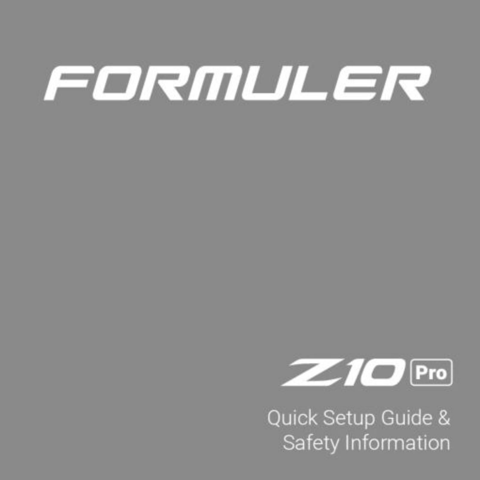 Formuler Z10 Pro User guide - ManualMachine.com