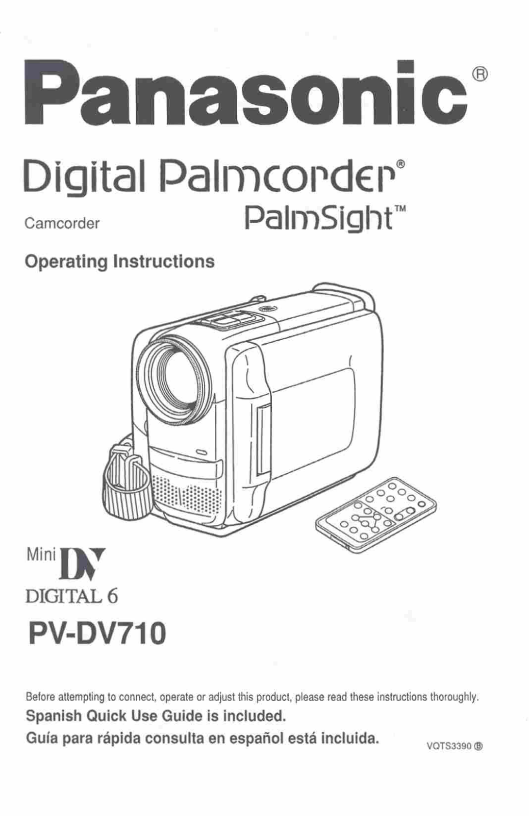 Panasonic PV-DV710D User Manual