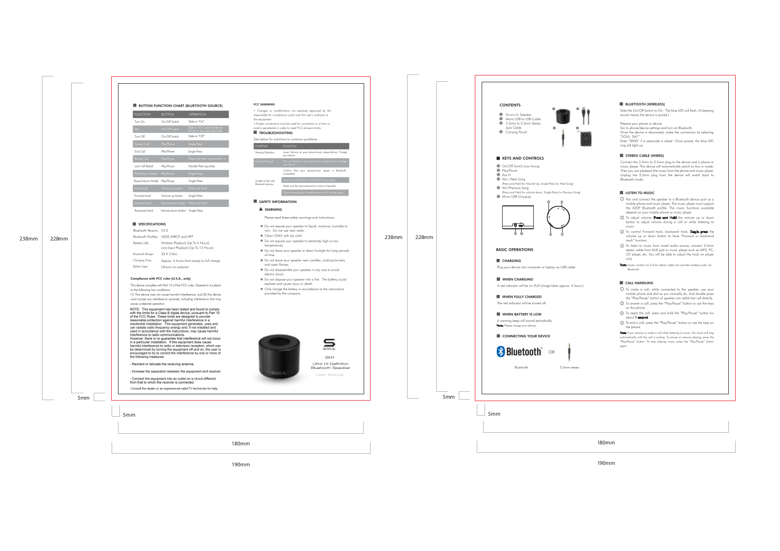 Soul Electronics SM1 User Manual