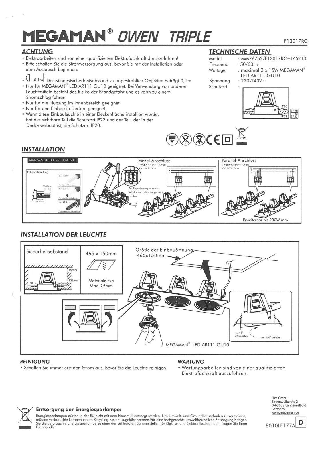 Megatron MT76752 User guide