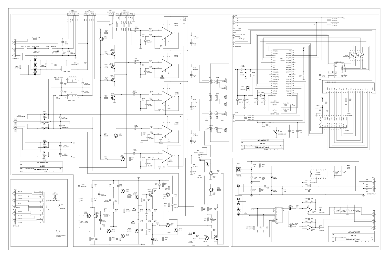 SVEN HA-385 SCHEMATIC