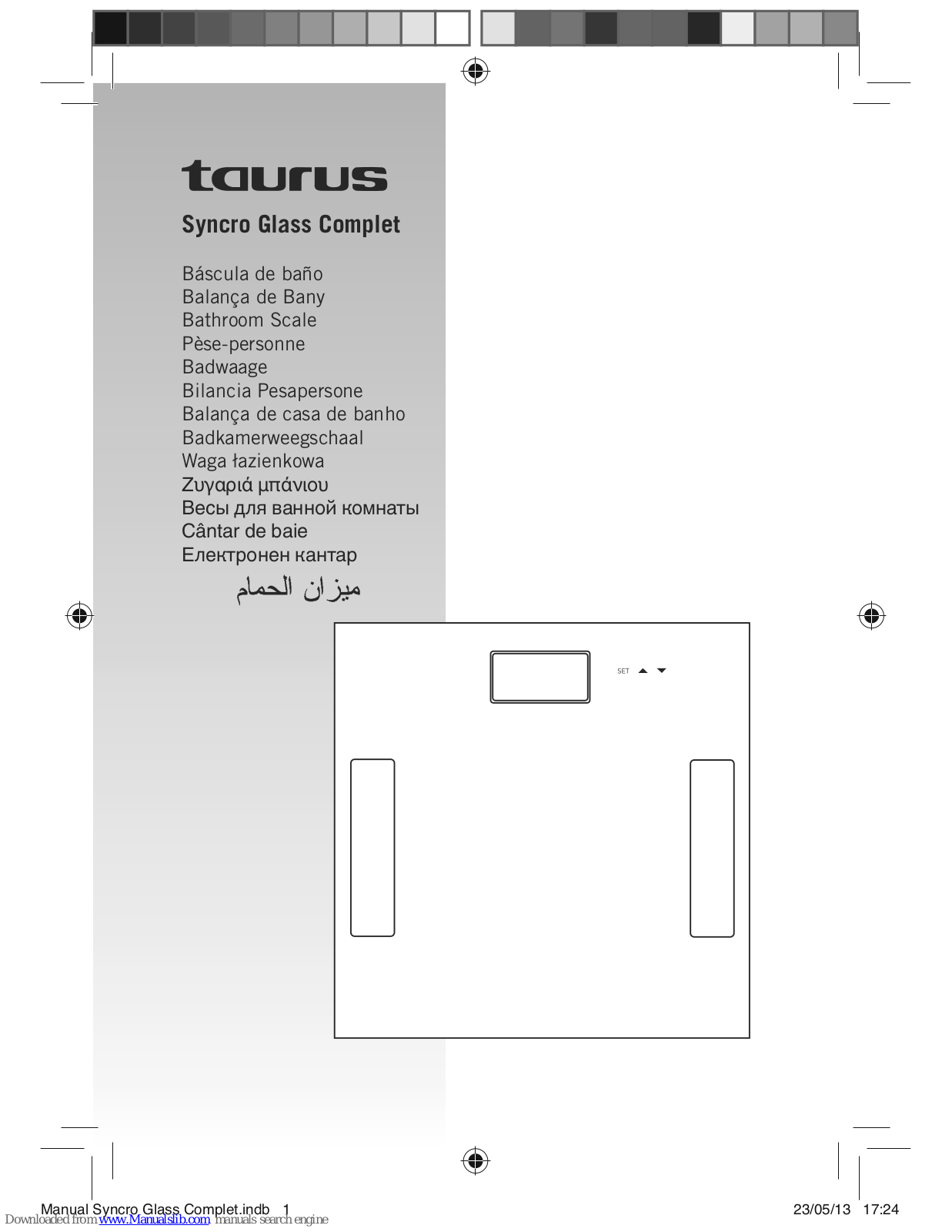 Taurus syncro glass complet User Manual