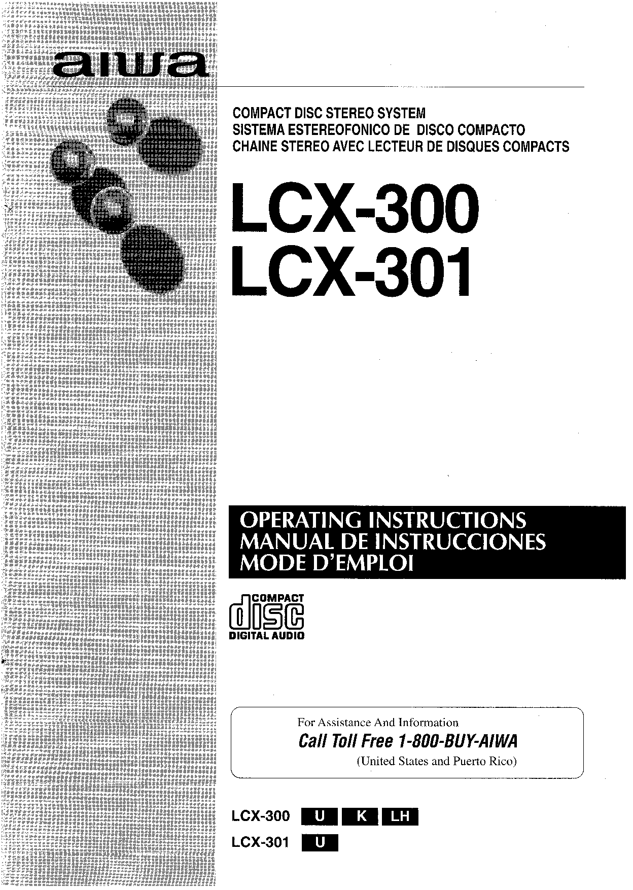 Aiwa LCX-300 User Manual