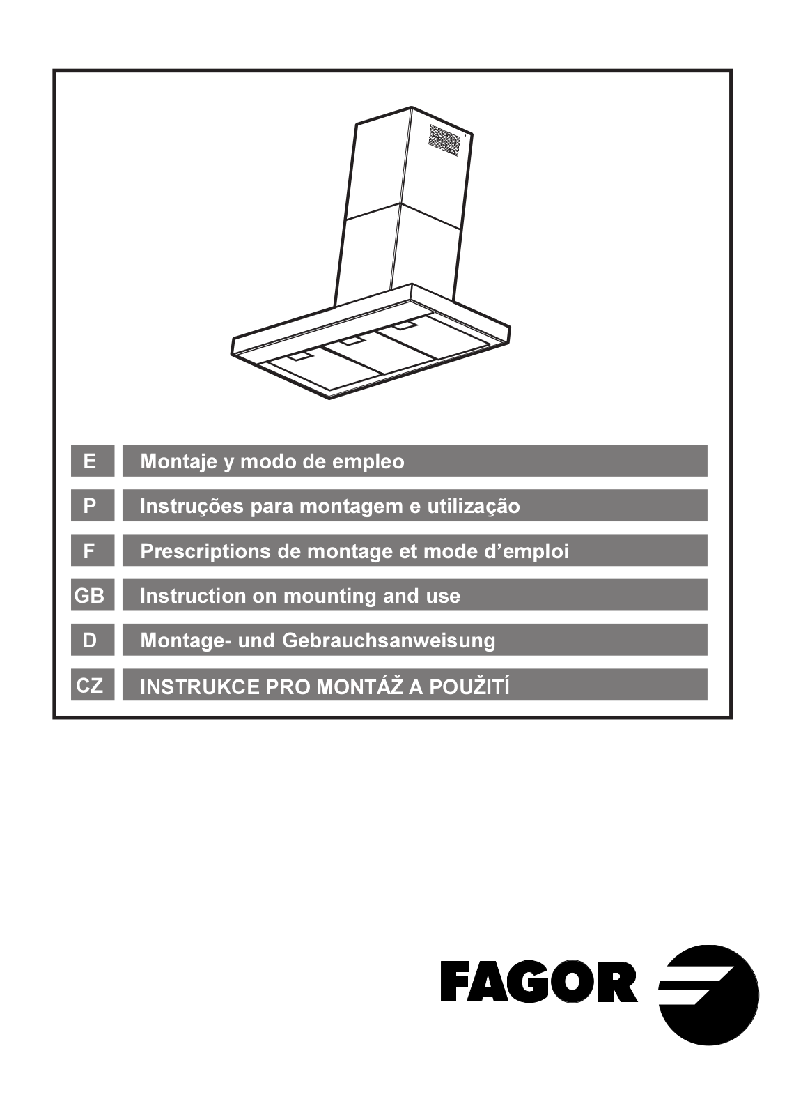 FAGOR 4CFB-90X User Manual