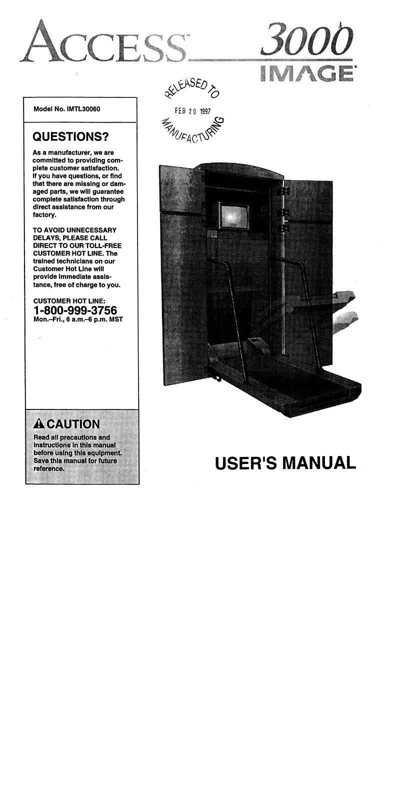 Image IMTL30060 Owner's Manual