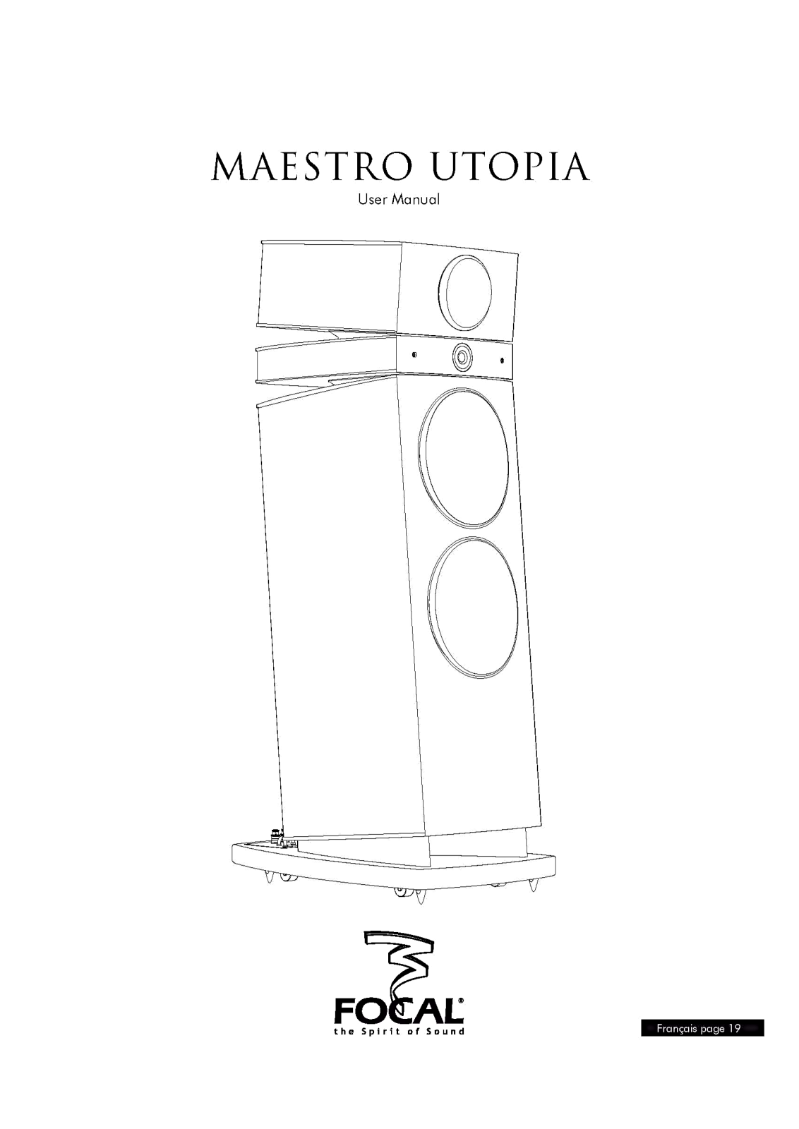 Focal Maestro-Utopia User Manual