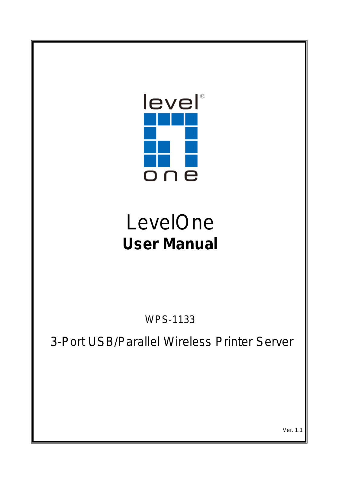 LevelOne WPS-1133 User Manual