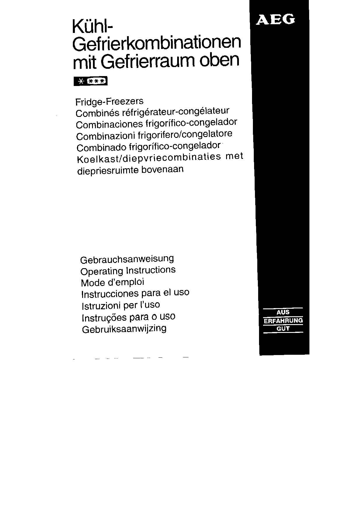 AEG-Electrolux OEKOS.2753-6DT, OKO-S-3153-6DT User Manual