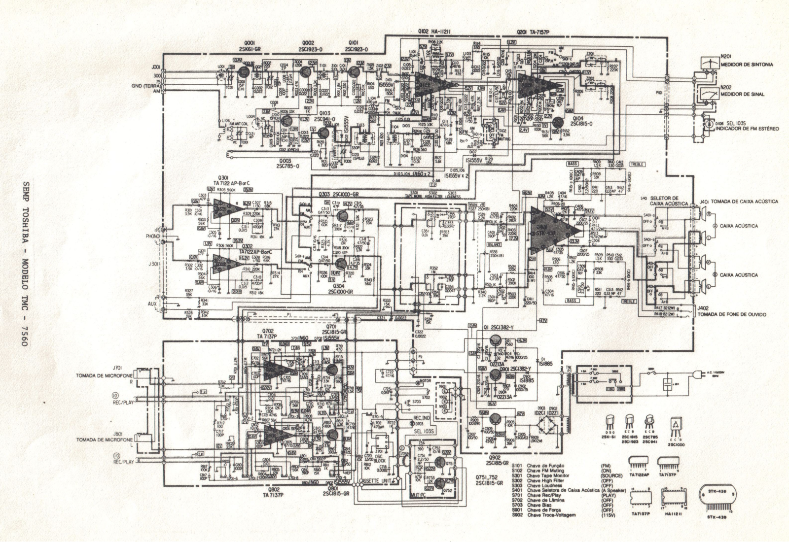 Toshiba TMC-7560 Schematic