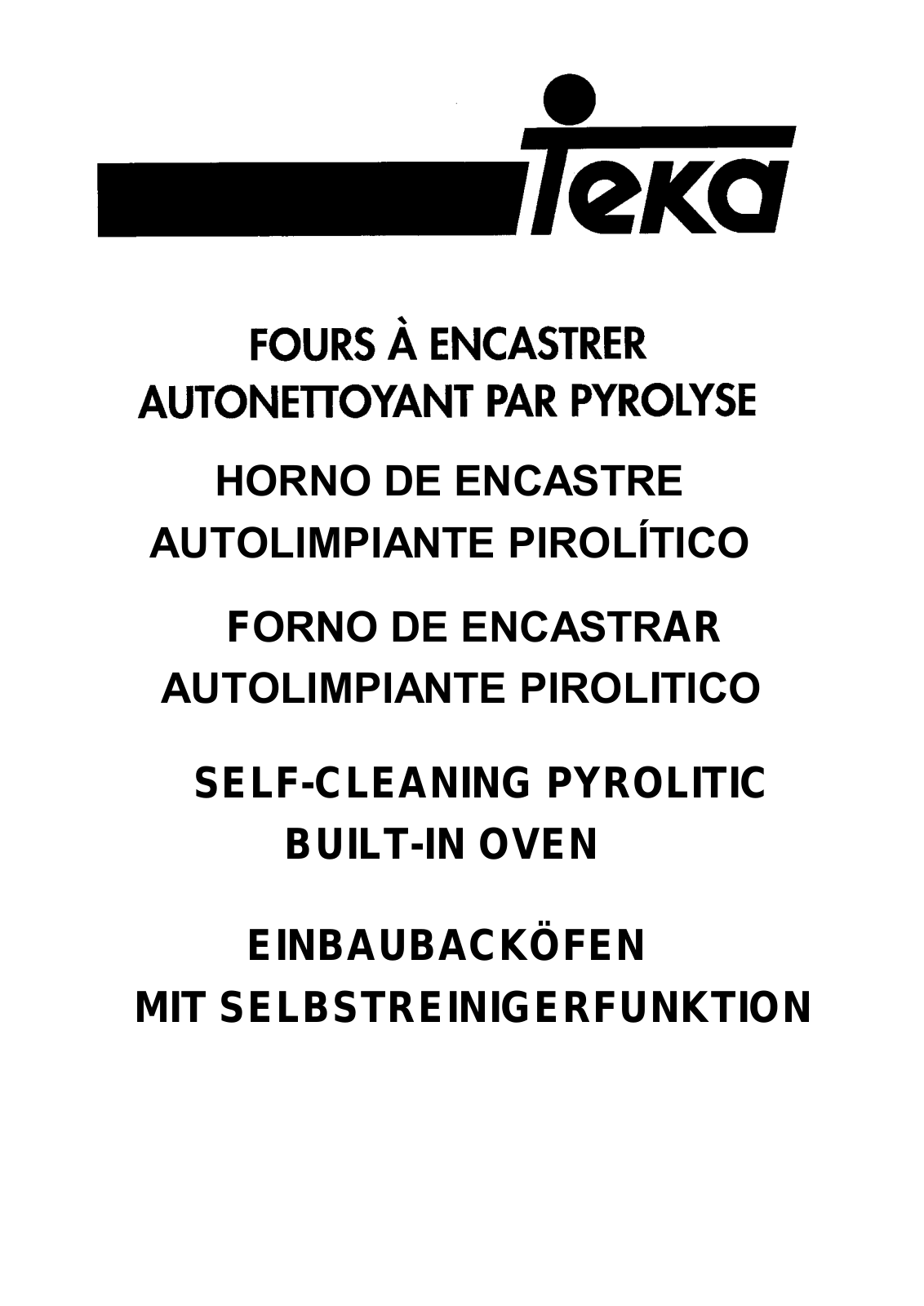 Teka HP-740, HP-740I User Manual