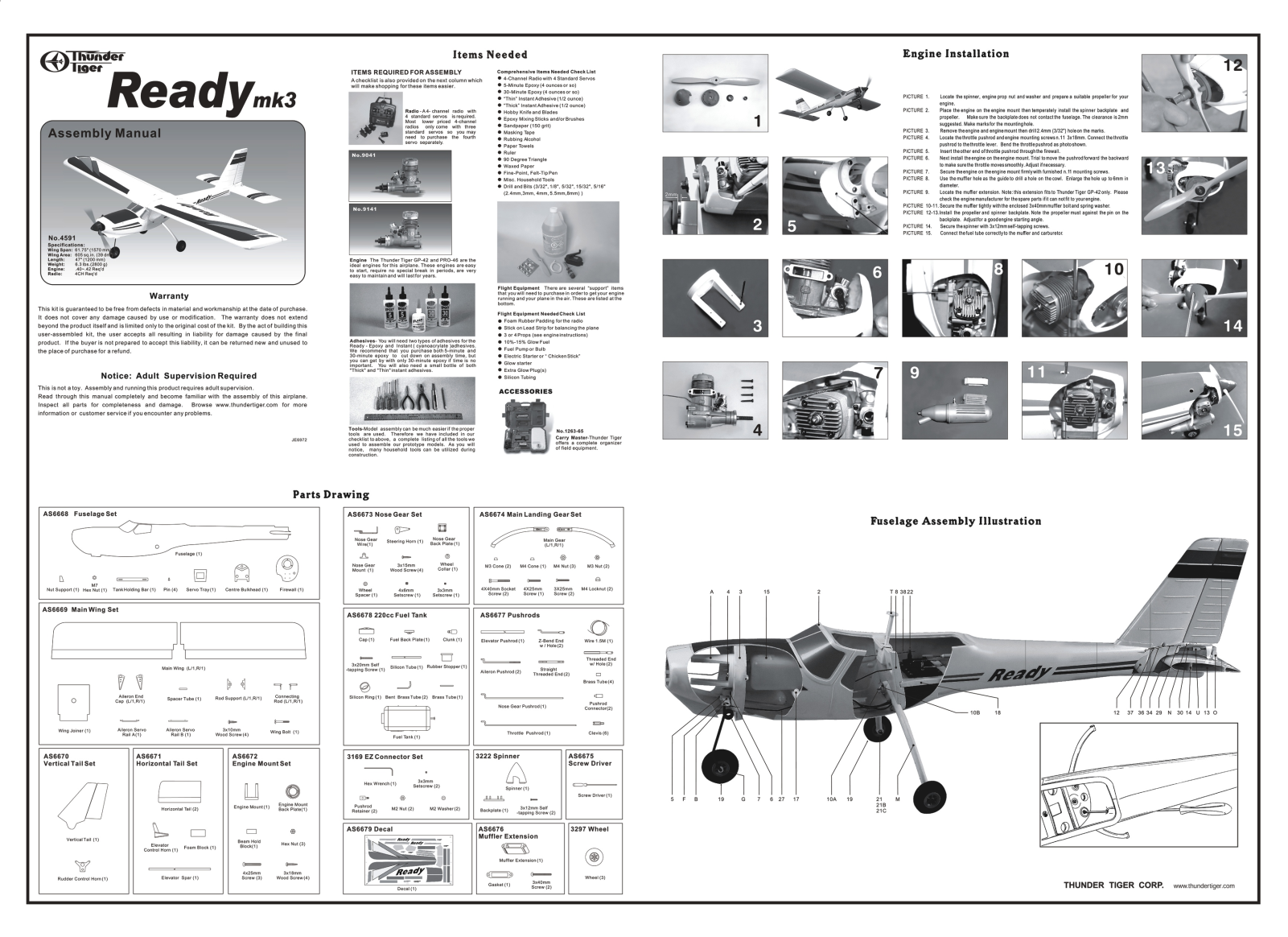 Tunder Tiger 4591 User Manual