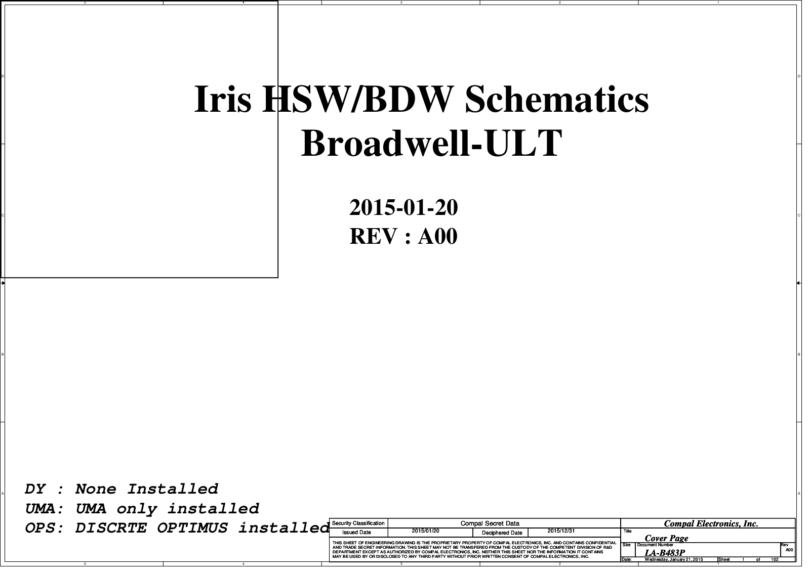 Dell Inspiron 15-3558 Schematics