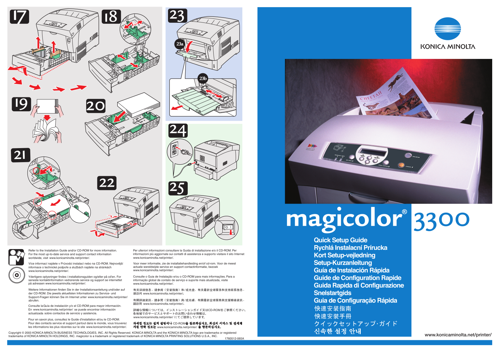 Konica minolta MAGICOLOR 3300 User Manual