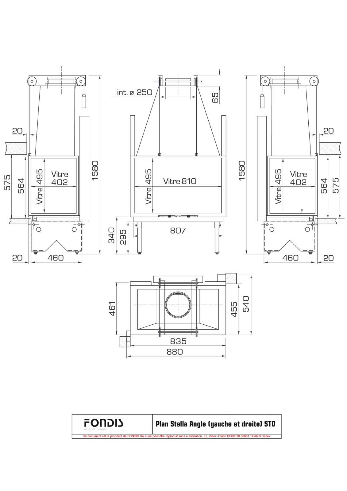 Fondis STELLA ANGLE User Manual