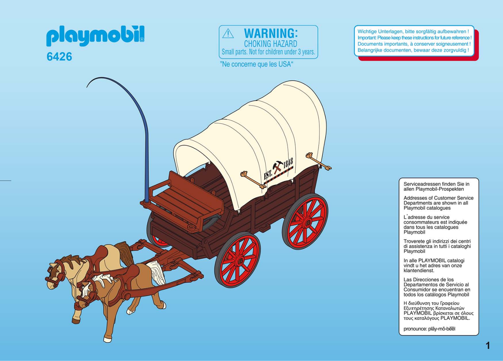 Playmobil 6426 Instructions