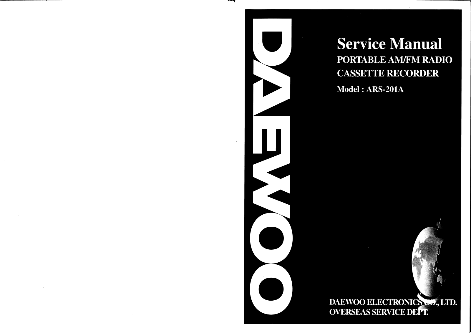 Daewoo ARS-201A Service Manual