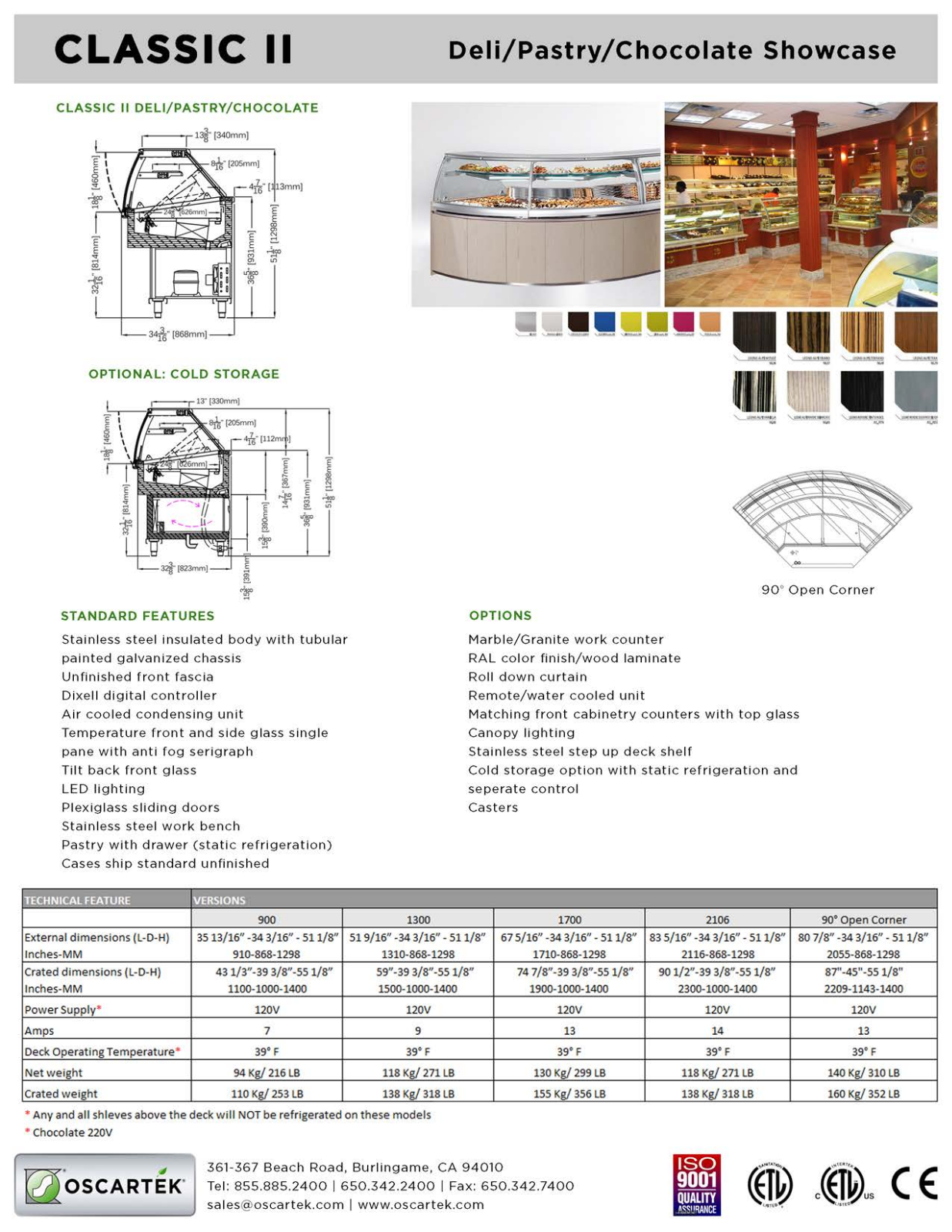 Oscartek CLASSIC II DPC1700 User Manual