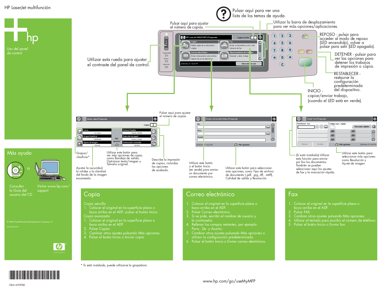 Hp LASERJET M3035 MFP, LASERJET M3027 MFP, LASERJET M4345 MFP, LASERJET M5025 MFP, LASERJET M5035 MFP User Manual