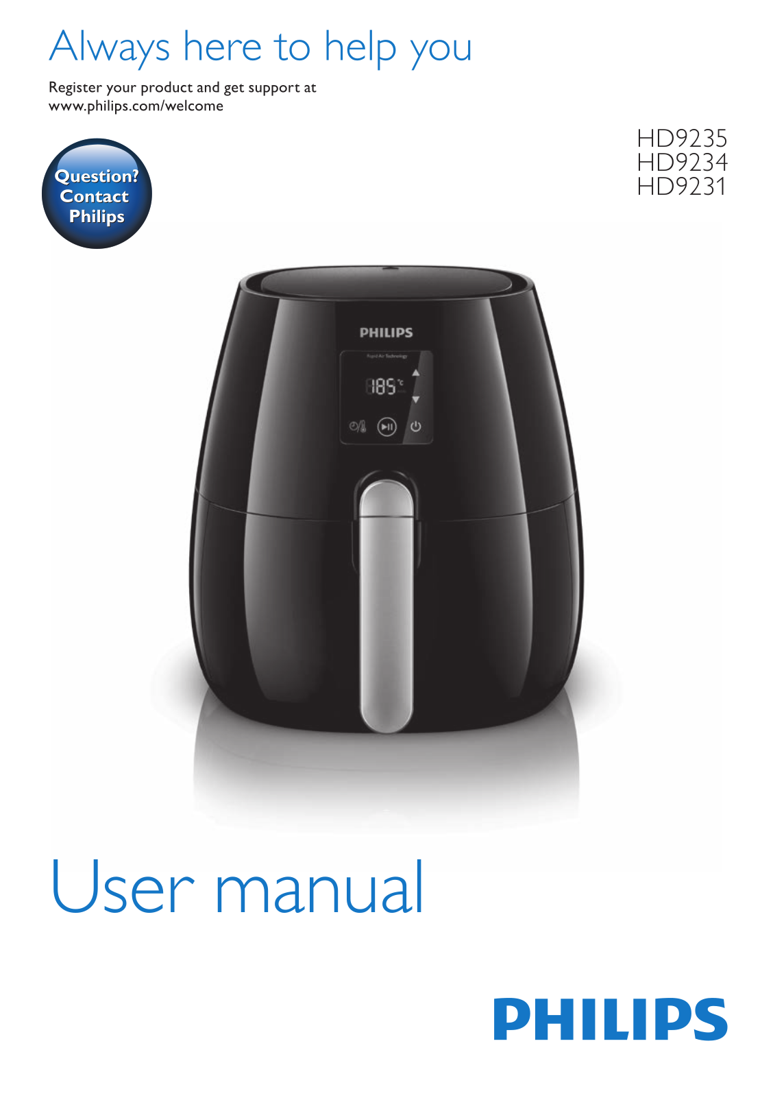 Philips HD9234 User Manual