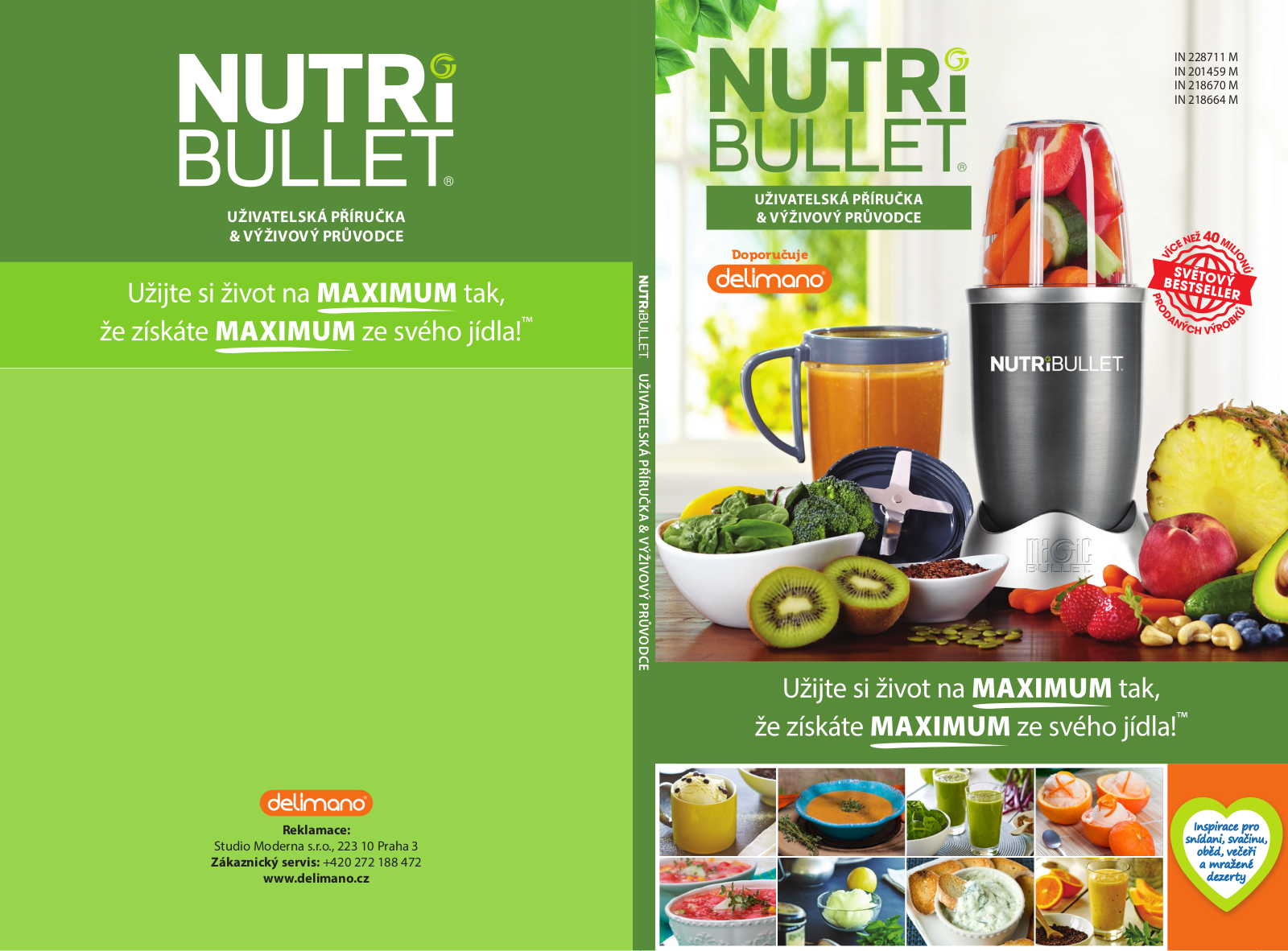 Delimano NUTRIBULLET 600 5 PCS User Manual