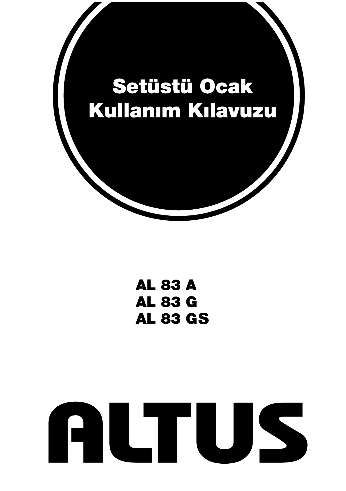 Altus AL83G, AL83GS User manual