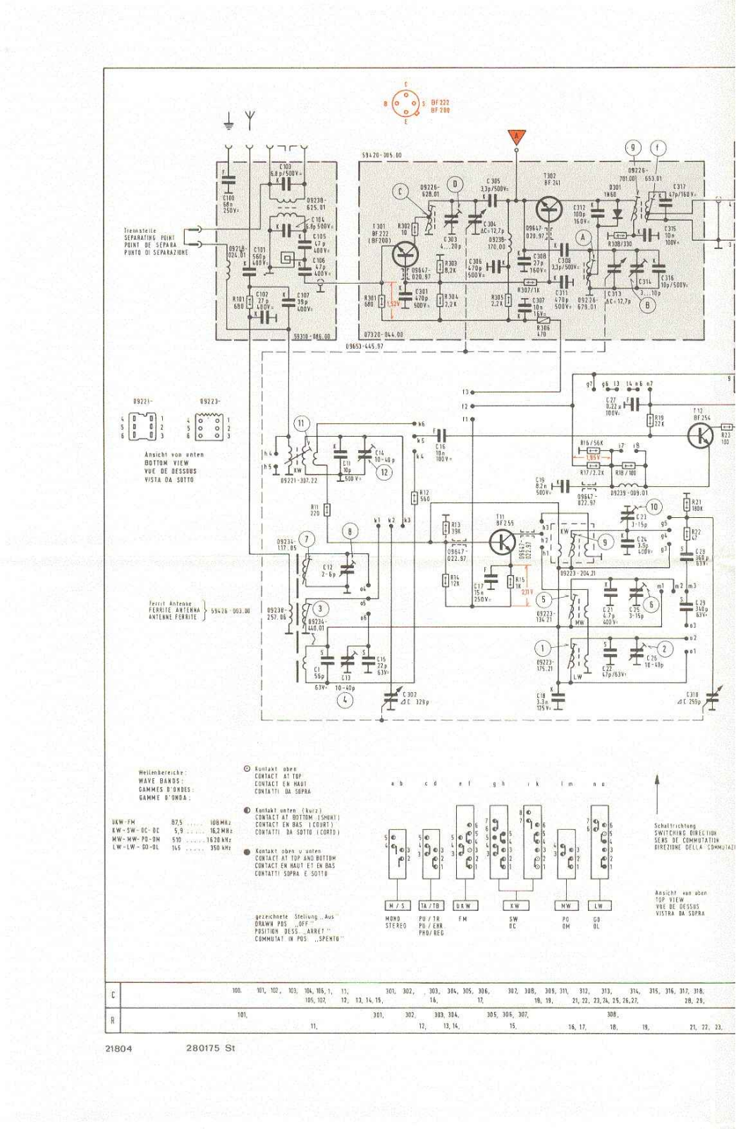 Grundig Studio-1520 Schematic